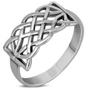 Plain Celtic Knot Ring Sterling Silver, rp547